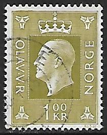 Norway # 537 - King Olav V - used  {GR40}