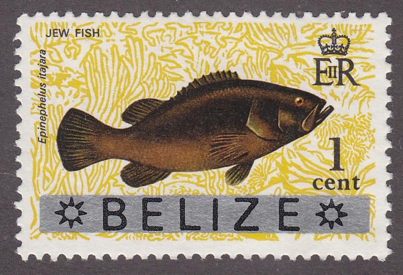 Belize 313 Jew Fish 1973