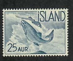 Iceland; Scott 319; 1959;  Unused; NH; Fish