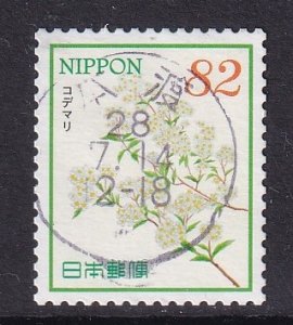 Japan  #3982c   used  2016  flowers  Reeve`s spirea  82y