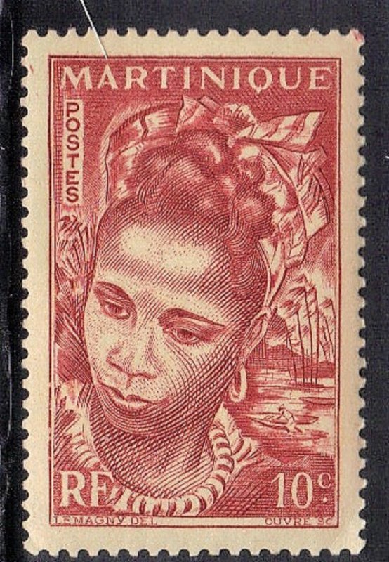 MARTINIQUE SC# 217 **MNH** 10e 1947    SEE SCAN