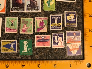 Easter Seals Vintage 1950- 2000, set of 105