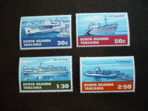 Stamps - Kenya Uganda -Scott#193-196- Mint Never Hinged Set of 4 Stamps