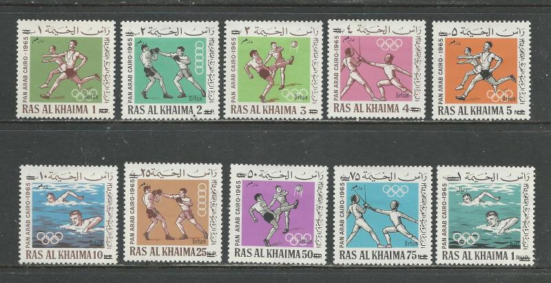 Ras al-Khaima # 101-110 Unused HR