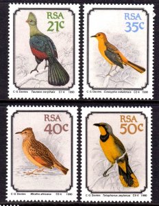 South Africa 1990 Birds Complete Mint MNH Set SC 789-792