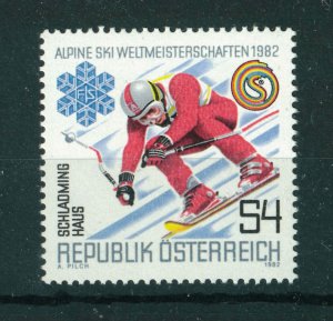 Austria 1982 Alpine Skiing World Championship stamp. MNH. Sg 1923