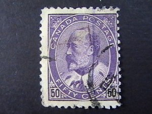 CANADA # 89-95--USED-------COMPLETE SET---KEVII---1898