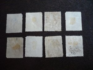 Stamps - France - Scott# 78,86,88,90-93,95 - Used Part Set of 8 Stamps