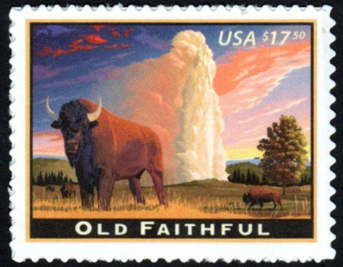 SC# 4379 - ($17.50) - American Landmarks - Old Faithful - MNH Single