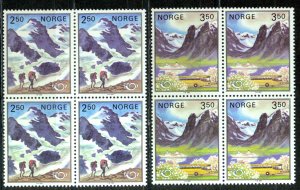 Norway Sc# 819-820 MNH block/4 1983 Nordic Cooperation