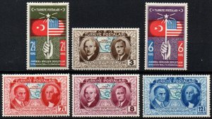 Turkey Sc #817-822 Mint Hinged