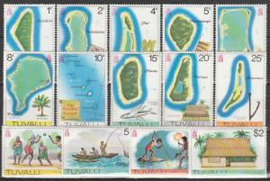 Tuvalu #23-36 MNH CV $25.00  (S6292)