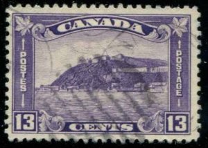 Canada, SC# 201 Citadel at Quebec 13c Used
