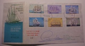 BERMUDA   AUTOGRAPH CAPTAIN 1968 RACE  CACHETED