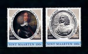 [100576] St. Maarten 2016 Jacob van Wassenaer Obdam Navy supreme Commander  MNH