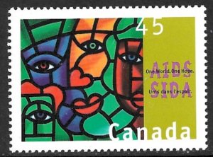 CANADA 1996 AIDS Awareness Issue Sc 1603 MNH