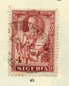 Nigeria 1930s Early Issue Fine Used 4d. NW-165584