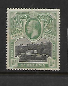 ST. HELENA, 61, MINT HINGED, GOVERNMENT HOUSE