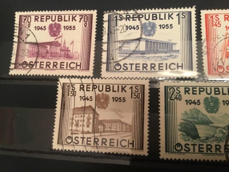 ICOLLECTZONE Austria #599-603 VF Used  (BK1-25)