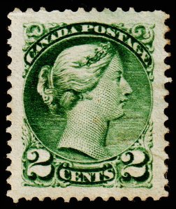 Canada Scott 36 (1872) Mint H F, CV $80.00 C