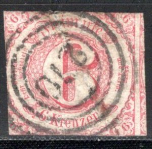 German States Thurn & Taxis Scott # 49, used