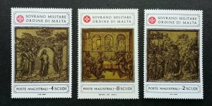 Malta Sovereign Military Order Of Malta Sculpture (stamp) MNH