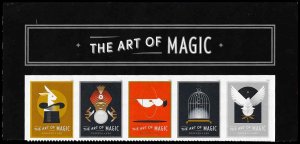 PCBstamps  US #5301/5305a Strip $2.50(5x{50c})The Art of Magic, MNH, (8)