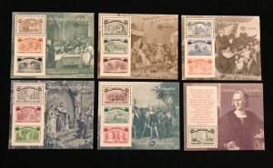 Portugal 1918-23 Columbus Souvenir Sheets, set of 6