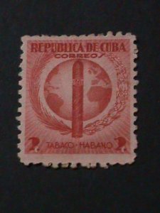 CUBA-SC#357-CUBA'S TOBACCO INDUSTRY-WORLD FAMOUS CIGARS-MINT-85 YEARS OLD