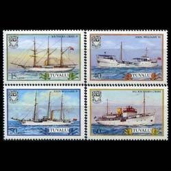 TUVALU 1987 - Scott# 410-3 Ships Set of 4 LH