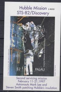 PALAU SHEET SPACE HUBBLE MISSION DISCOVERY COSMONAUTS NASA