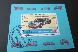 Yemen 1968 Car CTO MNH