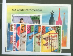 Niger #479/488  Single (Complete Set)