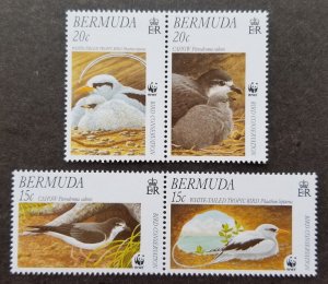 *FREE SHIP Bermuda WWF Cahow and White-tailed Tropicbird 2001 Bird (stamp) MNH