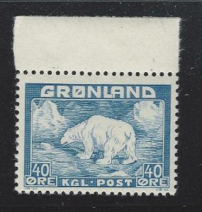 VEGAS - 1938-46 Greenland - Sc# 8 - MNH, OG - Undisturbed Gum (DC19)