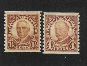 686-687 Mint,OG,HR... SCV $4.75... XF