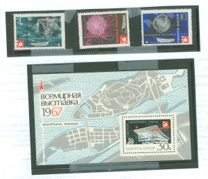 Russia #3295-3298 Mint (NH) Souvenir Sheet