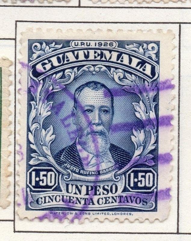 Guatemala 1927 Early Issue Fine Used 1.50P. 139625