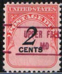U.S. Precancel - Maryland, Upper Falls