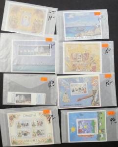 EDW1949SELL : Anguilla Beau Collection de Vfmnh Tout Différentiel Cplt Jeux Chat