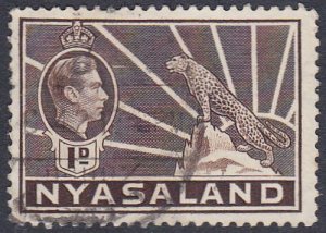 Nyasaland 1938 SG131 Used