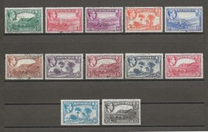 MONTSERRAT 1938/48 SG 101a/112 USED Cat £75