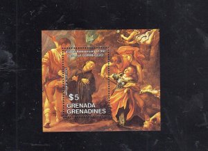 GRENADA GRENADINES #610 1984 PAINTINGS MINT VF NH O.G S/S