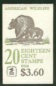 US Scott #1889a BK137 Wildlife Complete Booklet PL #1,2,3,4,5,6,7, or 8