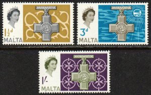 Malta Sc #284-286 MNH