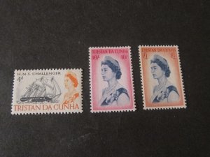 Tristan da Cunha 1967 Sc 113-5 set MNH