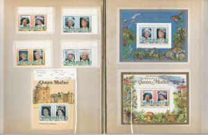 St Vincent Bequia Union Stamp Collection, #206-212 Mint NH, Queen Elizabeth