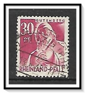 Rhine Palatinate #6N9 Johann Gutenberg Used