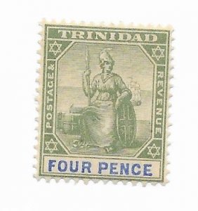 Trinidad & Tobago #82 MH - Stamp - CAT VALUE $2.25