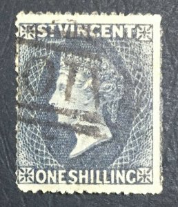 MOMEN: ST VINCENT SG #9 1866 USED £140 LOT #61471